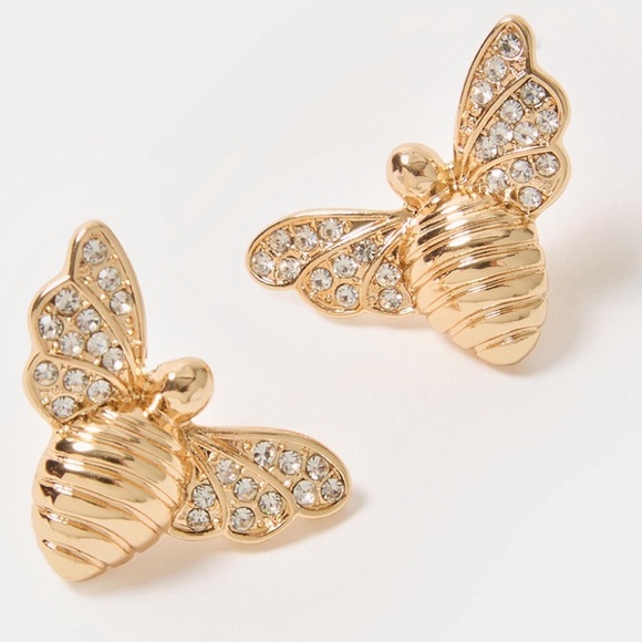 Lilly Pulitzer Jewelry - NWT Lilly Pulitzer Gold Bee Earrings
